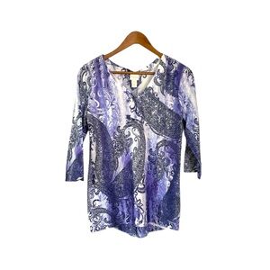 Chico’s size 0 purple top / US size small